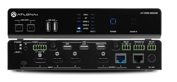 Atlona AT-OME-MS52W Multiformat Switcher / Scaler